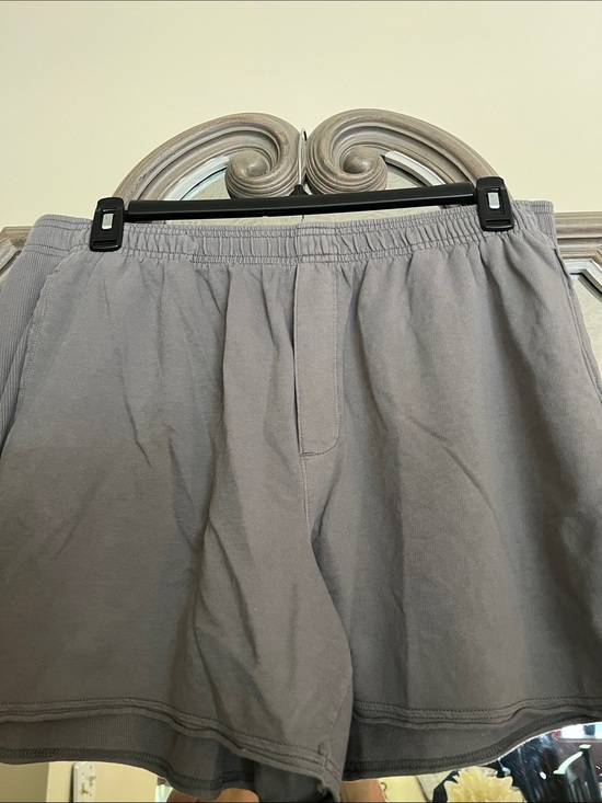 aerie Pants - aerie women’s Athletic Lounge Shorts in Light Gray